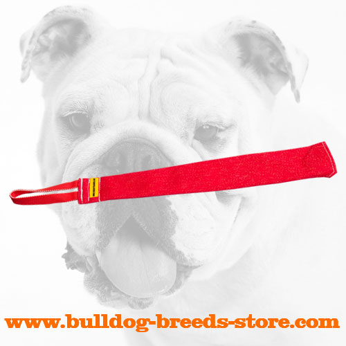 French Linen Bulldog Bite Rag for Prey Drive Training