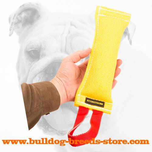 Extra Strong French Linen Bulldog Bite Tug for Bite Training