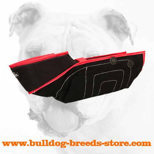 Comfortable French Linen Bulldog Bite Protection Sleeve