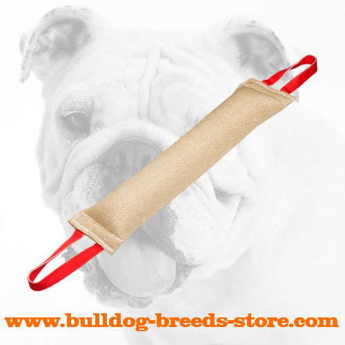 Practical Large Jute Dog Bite Tug for Bulldogs