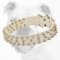 Fashionable Adjustable Leather Bulldog Collar with Spikes