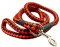5 foot Round Nylon Leash With Brass Snap for bulldog