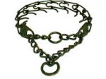 Prong dog collar,pinch collar made Steel-Antique Copper plated