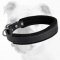 Padded Leather dog collar with thick felt
