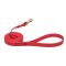 Red Waterproof Bulldog Leash Made of Biothane
