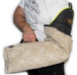 Puppy sleeve made of jute with shoulder-Training Puppy Sleeve