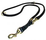 1/5 inch Leather Round Dog Leash - MultiFunctional Leather Leash