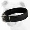 Luxury Leather Bulldog Collar with Soft Padding