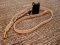 Leather dog leash multi functional- 3/4 inch on 7 foot dog leash