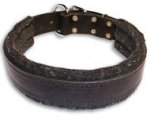 Soft dog Black collar 27'' for Bulldog /27 inch dog collar-C24