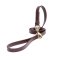 Brown Waterproof Bulldog Leash Made of Biothane
