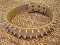 Bull custom Leather Spiked Dog Collar - 2 Rows of spikes