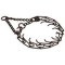 Strong Herm Sprenger Bulldog Pinch Collar of Black Stainless Steel - 2.25 mm (1/11 inch)