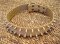 Leather Spiked Dog Collar large and small sizes-2 Rows of spikes