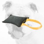 Leather Bulldog Bite Tug with Handle for Professional Training