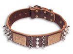 Comfort Bulldog Brown dog collar 18 inch/18'' collar - C86