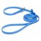 Solid Blue Biothane Bulldog Leash and Collar Combo