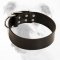 Wide Reliable Leather Bulldog Collar