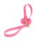 Pink Waterproof Bulldog Leash Made of Biothane