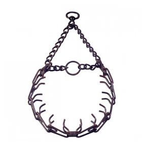 Prong dog collar,pinch collar made Steel-Antique Copper plated