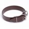 Extra Wide Brown Biothane Bulldog Collar