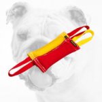 French Linen Bulldog Bite Training Set of Two Tugs