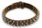 Spiked Brown collar 24'' for Bulldog /24 inch dog collar - S44