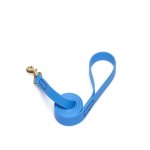 Blue Waterproof Bulldog Leash Made of Biothane