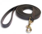 Leash 3/4 inch 6 foot with Snap Hook- LEATHER LEAD