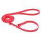 Durable Red Biothane Bulldog Leash and Collar Combo