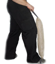 Dog bite tug made of Strong Jute for dog training