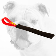 Synthetic Bulldog Puppy Bite Tug for Training
