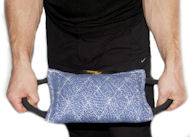 Dog bite pad with 3 handles (French Linen)- TE7french