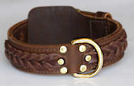 Handcrafted Leather Dog Collar