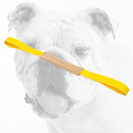 Pocket Leather Bulldog Toy with Two Handles