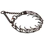 Strong Herm Sprenger Bulldog Pinch Collar of Black Stainless Steel - 2.25 mm (1/11 inch)