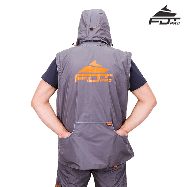 Top Rate Dog Training Suit Grey Color from FDT Pro Wear