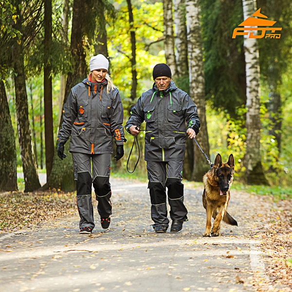 Any Weather Top Notch Dog Tracking Suit for Men and Women