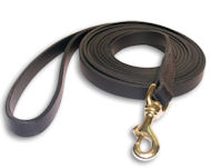 Leash 3/4 inch 6 foot with Snap Hook- LEATHER LEAD