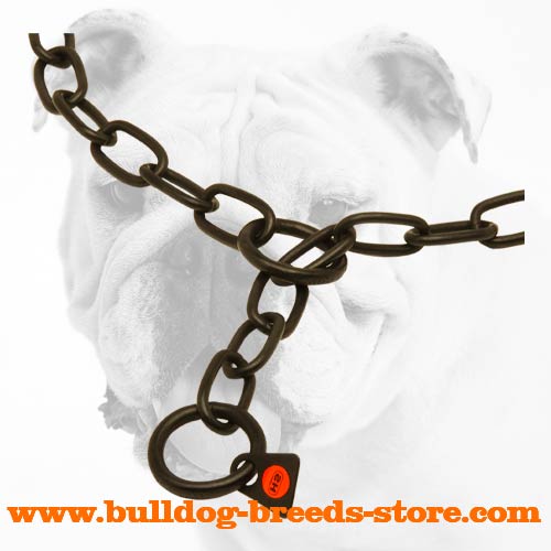 Wide Links of Stainless Steel Bulldog Fur Saver