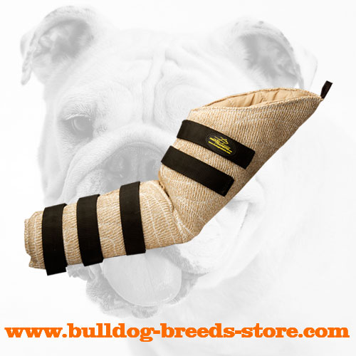 Hidden Jute Bulldog Bite Sleeve