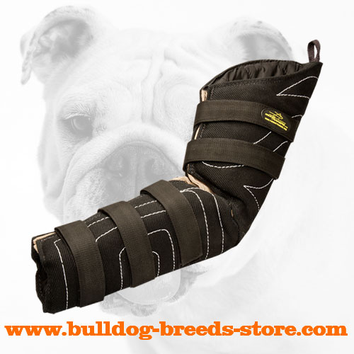 Hidden French Linen Bulldog Bite Sleeve for Police Work