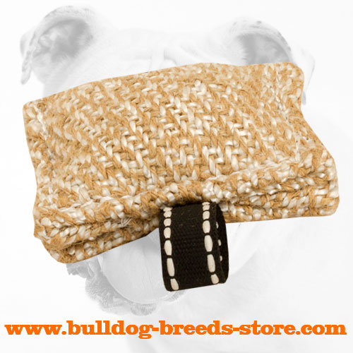 Pocket Jute Bulldog Bite Tug with Loop