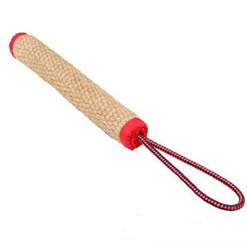 Non Toxic Jute Bulldog Bite Tug with Handle