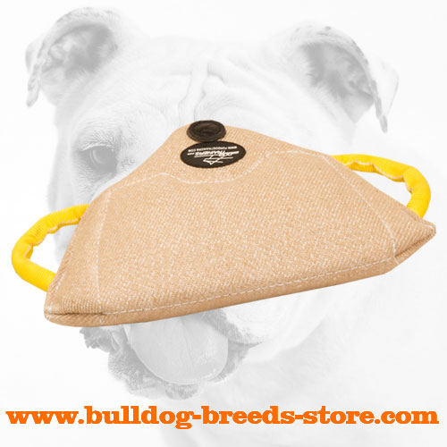 Extra Strong Training Jute Bulldog Bite Builder - Click Image to Close