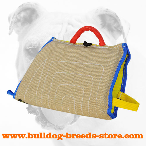 Jute Bulldog Puppy Bite Sleeve for Basic Training