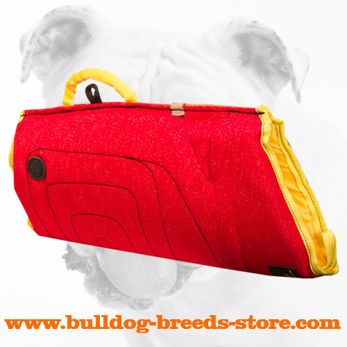 Premium Quality French Linen Bulldog Bite Sleeve