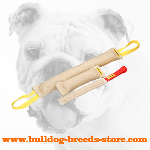 Jute Bulldog Bite Tugs for Training
