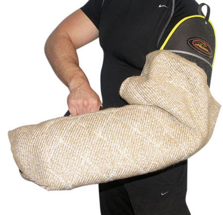 Bite sleeve with Jute cover with handle