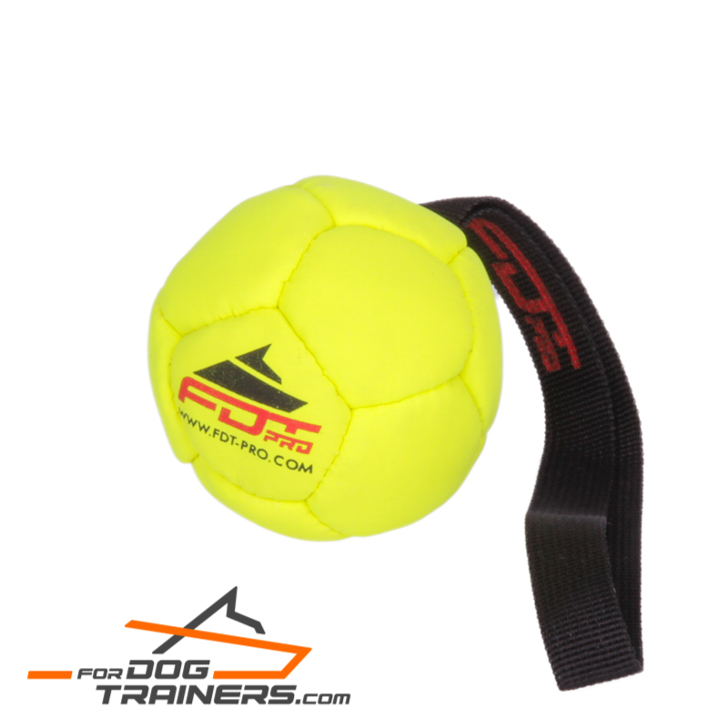 "Yellow Happiness" Inflatable Synthetic Leather Dog Toy